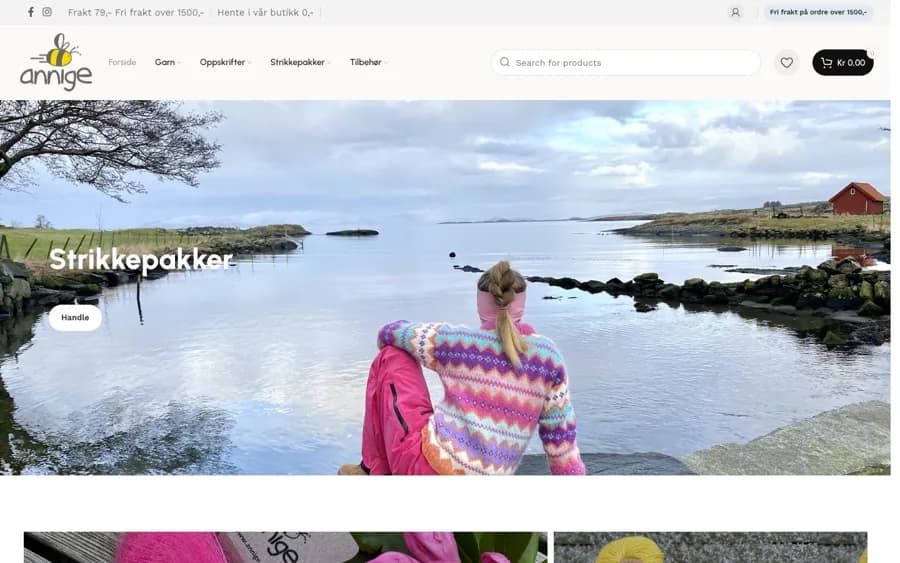 The Annige web shop