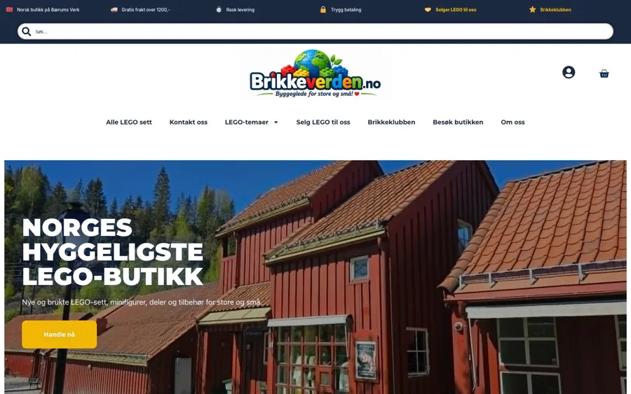 The Brikkeverden web shop
