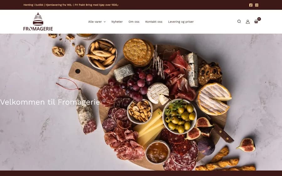 The Fromagerie web shop