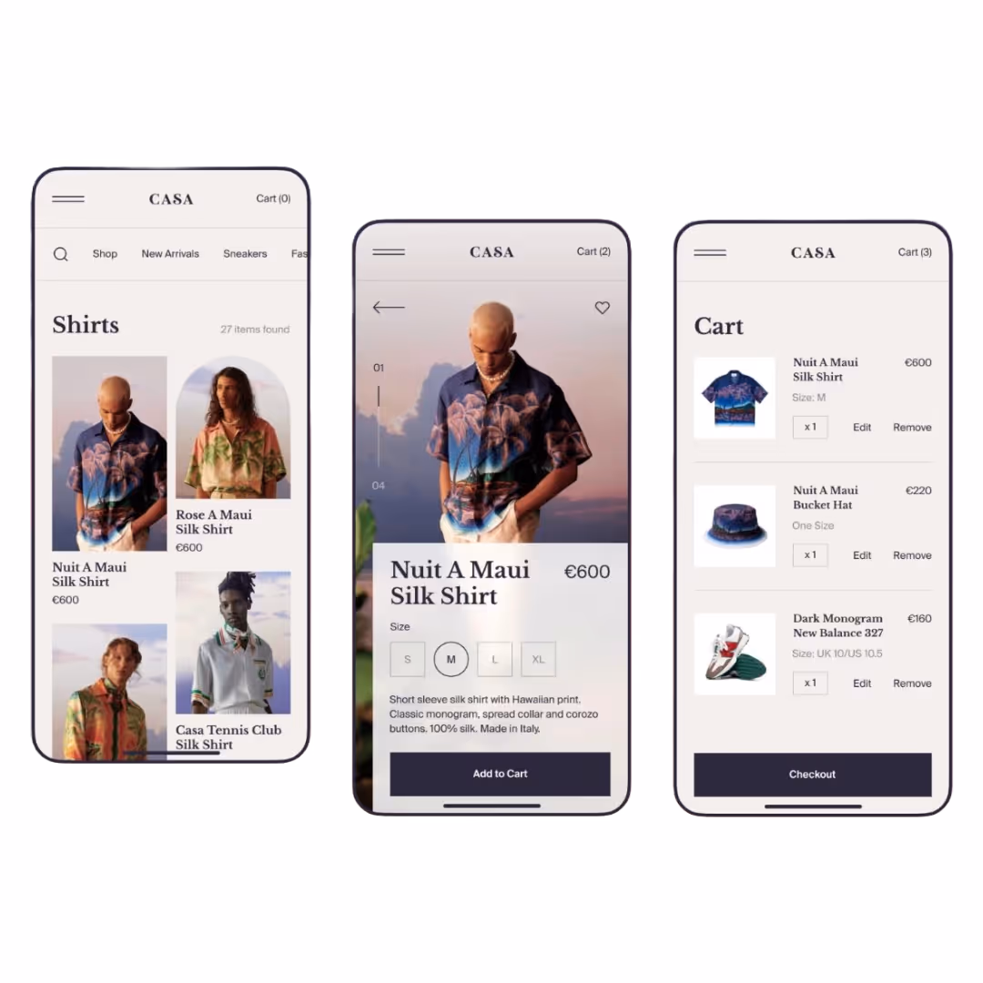 Done nettbutikk på mobil